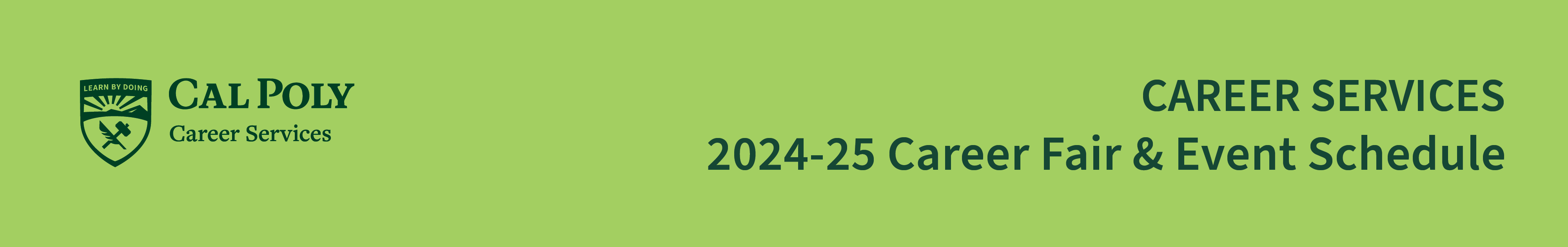 20242025 Career Fairs & Events Career Services Cal Poly, San Luis